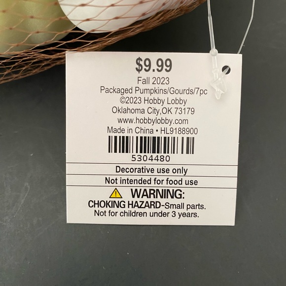 Thanksgiving Decorations Bag of Hobby Lobby Foam Pumpkins - Picture 3 of 3